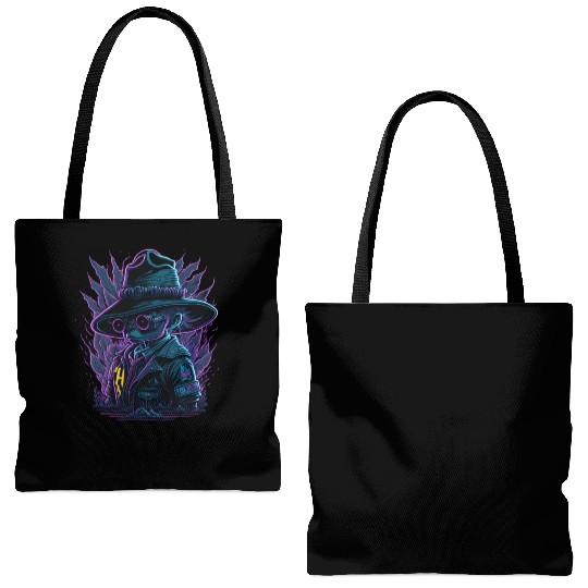 Black friday mouse Tote Bags (AOP)