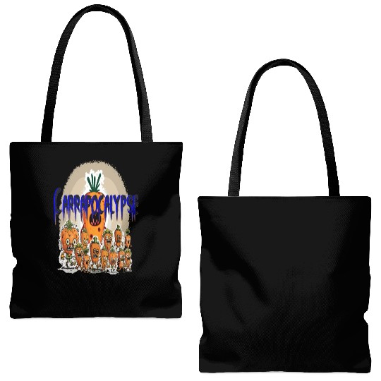 Carrapocalypse - The Carrot Zombie Take Over Tote Bags (AOP)