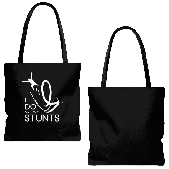 "I Do My Own Stunts" Daredevil Design Tote Bags (AOP)