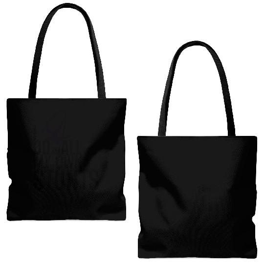 "I Do My Own Stunts" Daredevil Design Tote Bags (AOP)