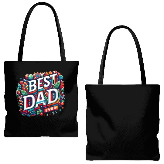 Best dad ever Tote Bags (AOP)