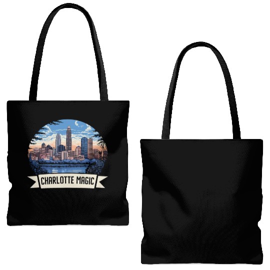 Charlotte North Carolina USA America United States Tote Bags (AOP)