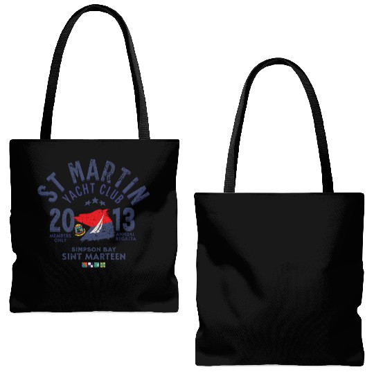 St Martin Yacht club blc Copy Tote Bags (AOP)