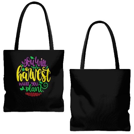 YOU WILL HARVEST WHAT YOU PLANT SEED BIBLE AUTUMN Tote Bags (AOP)