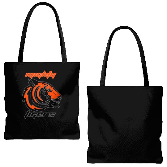 Tiger head- Mighty Tigers Tote Bags (AOP)