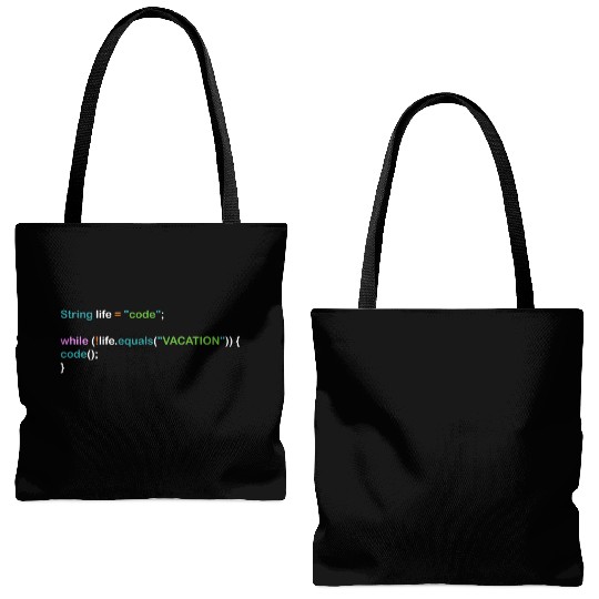Funny Programmer Nerd Computer Science Programming Tote Bags (AOP)