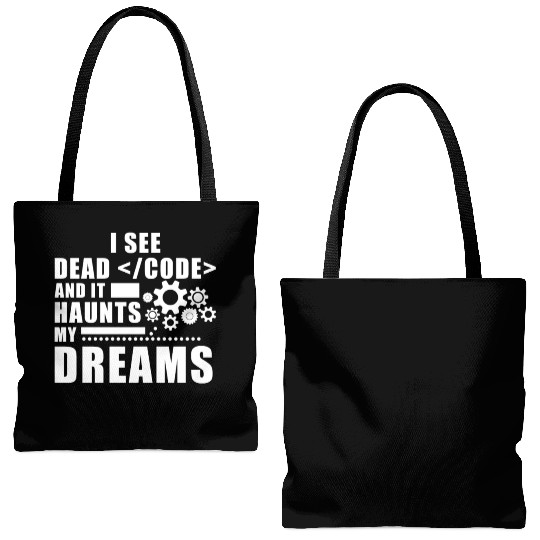 Programmer Saying Computer Science Programming Tote Bags (AOP)