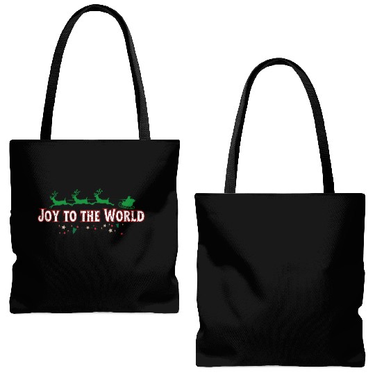 Joy to the World Tote Bags (AOP)