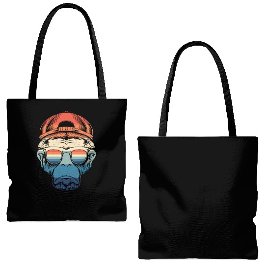 Cheeky Chic: Monkey Face Apparel Tote Bags (AOP)