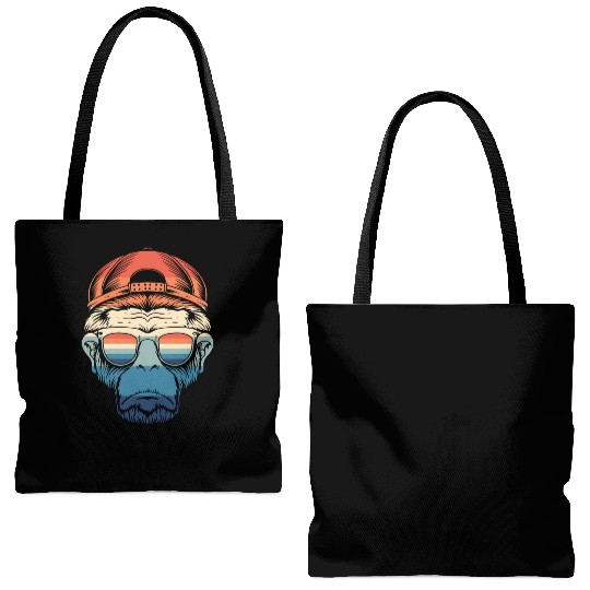 Cheeky Chic: Monkey Face Apparel Tote Bags (AOP)