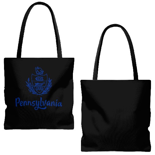 Show off your colors Pennsylvania Tote Bags (AOP)