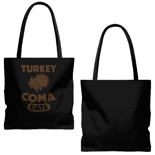 thanksgiving turkey coma date Tote Bags (AOP)
