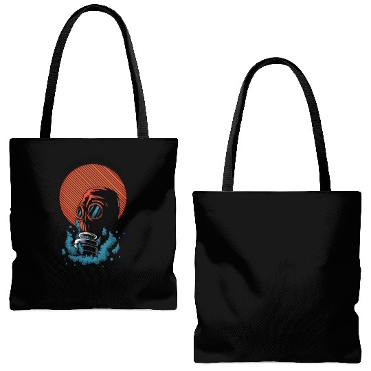 Toxic World Biological Warfare Tote Bags (AOP)