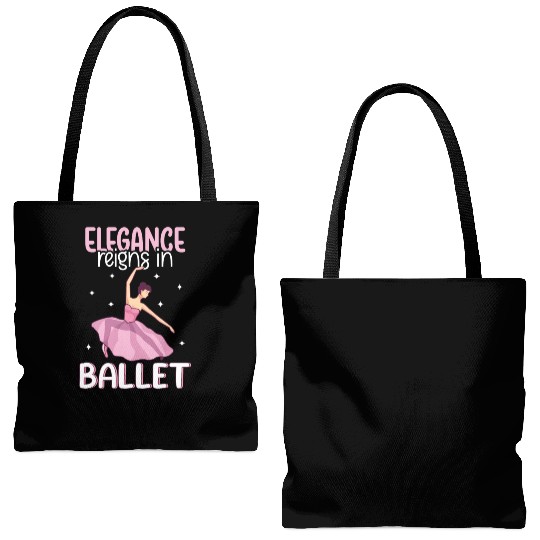 Ballet Ballerina Dance Dancer Dancing Ballet Gift Tote Bags (AOP)