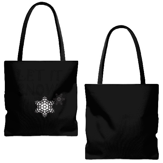 let it snow on Tote Bags (AOP)