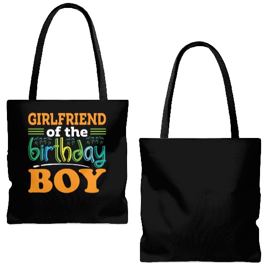 Girlfriend of the birthday boy, Birthday Gift Tote Bags (AOP)
