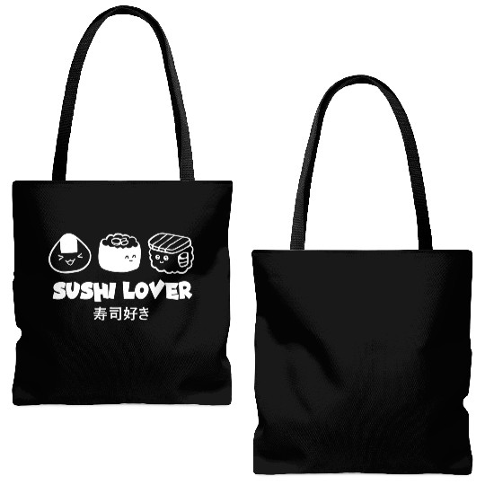 Sushi Lover Asian Food Lover Japanese Cuisine Cute Tote Bags (AOP)