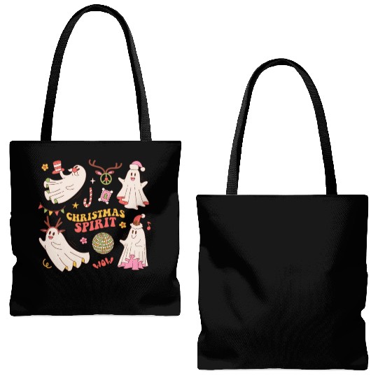 CHRISTMAS SPIRIT Tote Bags (AOP)