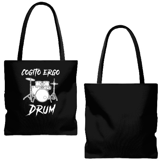 Drummer Drums Drumset Drum Tote Bags (AOP)