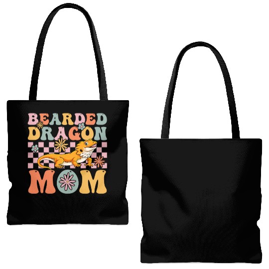 Groovy Lizard Lover Tote Bags (AOP)