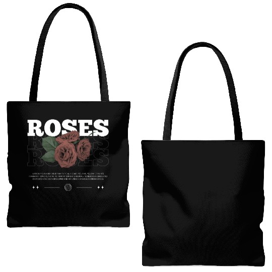 Roses Streetwear for Women Tote Bags (AOP)