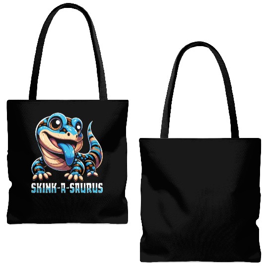 Lizard Collector Reptile Lover Blue Tongue Skink Tote Bags (AOP)