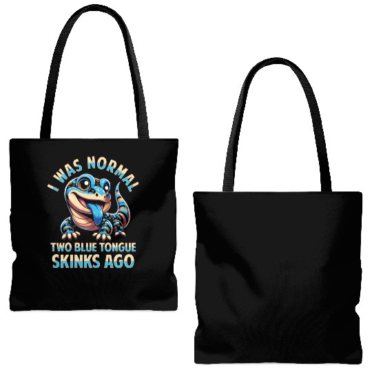 Lizard Collector Reptile Lover Blue Tongue Skink Tote Bags (AOP)