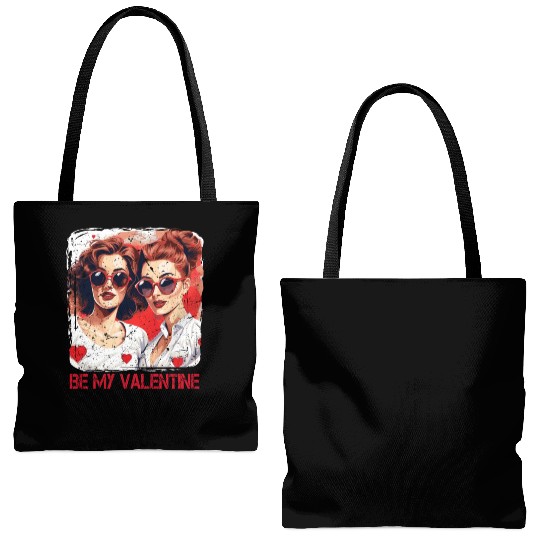 Valentines Day Outfit For Her And Her in love Tote Bags (AOP)