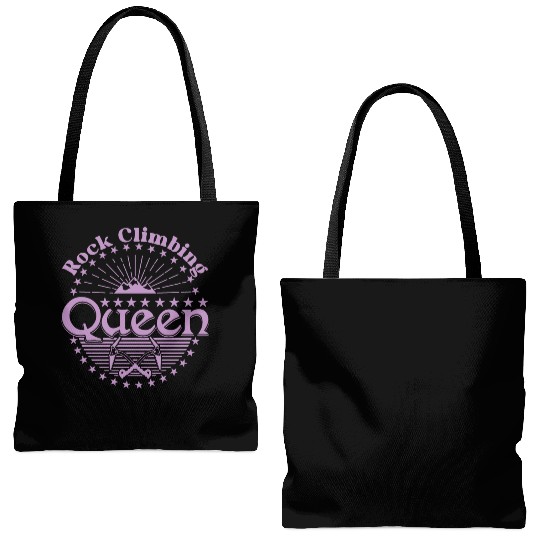 Rock Climbing Queen Tote Bags (AOP)