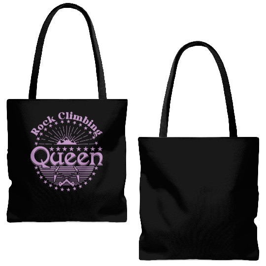 Rock Climbing Queen Tote Bags (AOP)