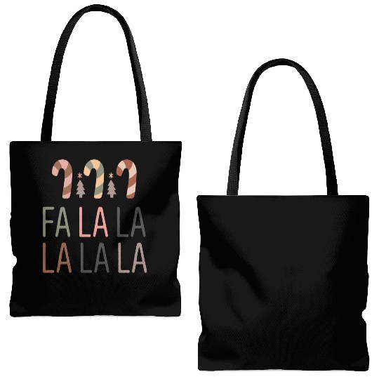 Fa La La La La La Tote Bags (AOP)