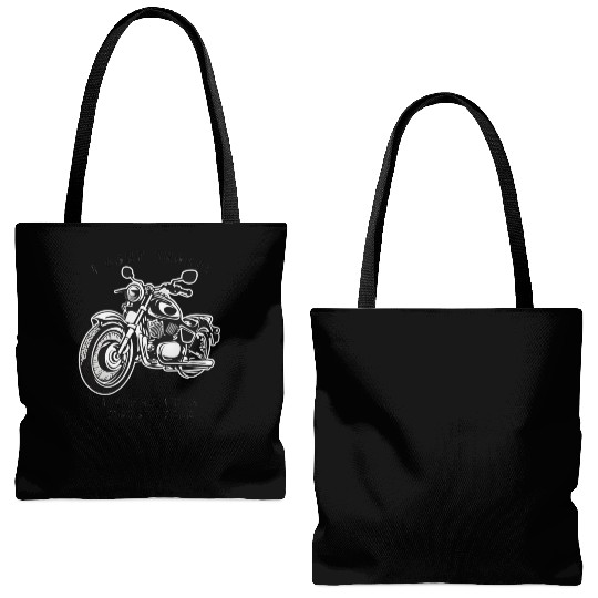 I dont snore! I dream im a motorcycle Tote Bags (AOP)
