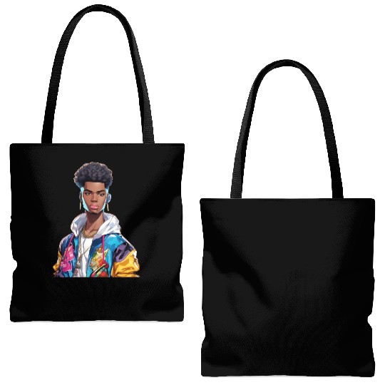 Afro Hip Hop Tote Bags (AOP)