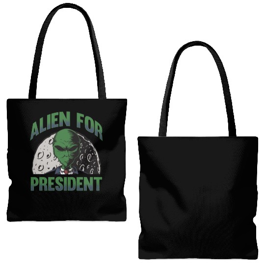 Alien, Aliens, UFO, UAP, Space Unknown Flight Tote Bags (AOP)