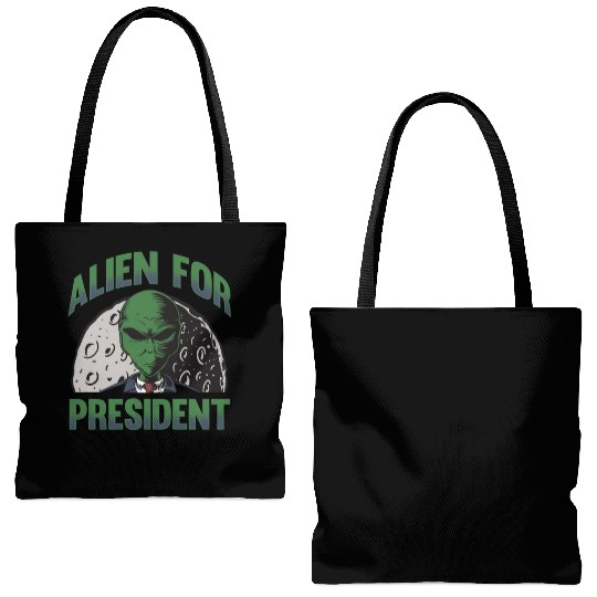 Alien, Aliens, UFO, UAP, Space Unknown Flight Tote Bags (AOP)