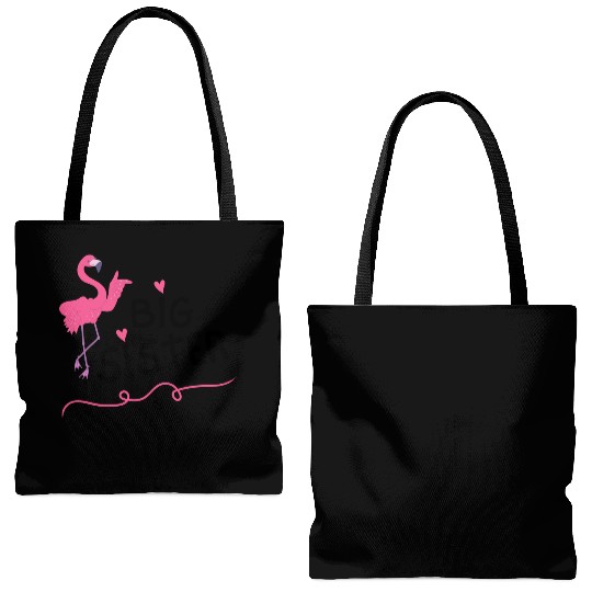 Big Sister Little Brother Matching Outfits Toddler Tote Bags (AOP)