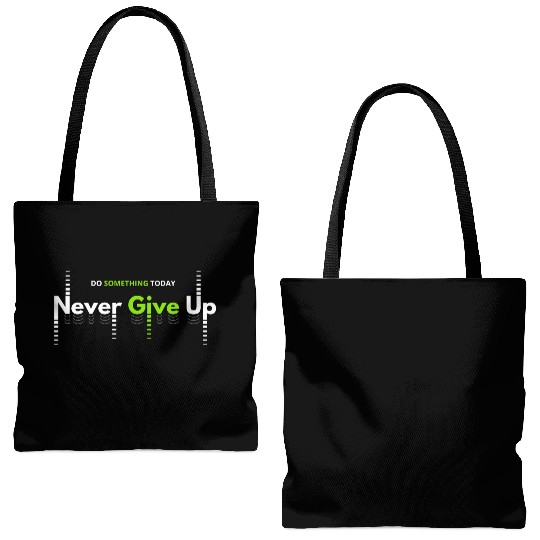 Men's And Women's Print Do Something Today Tote Bags (AOP)