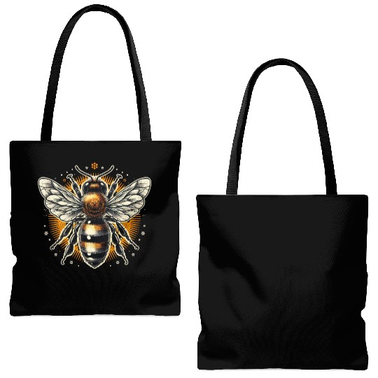 Bee Lover's Delight Positivity-Infused Gift Bee Tote Bags (AOP)