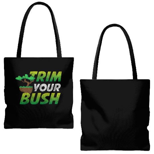 Bonsai Tree Asia Relaxation Plant Tote Bags (AOP)