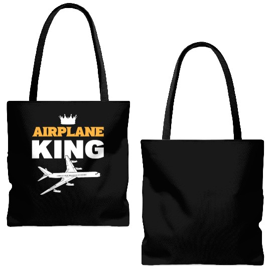Airplane King Soldiers Or Armed Forces Gift Tote Bags (AOP)