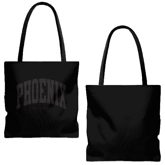 PHOENIX BLACK Tote Bags (AOP)