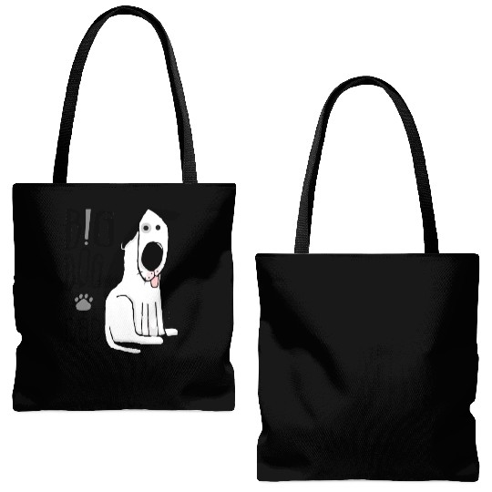 Big Dog Dad Tote Bags (AOP)