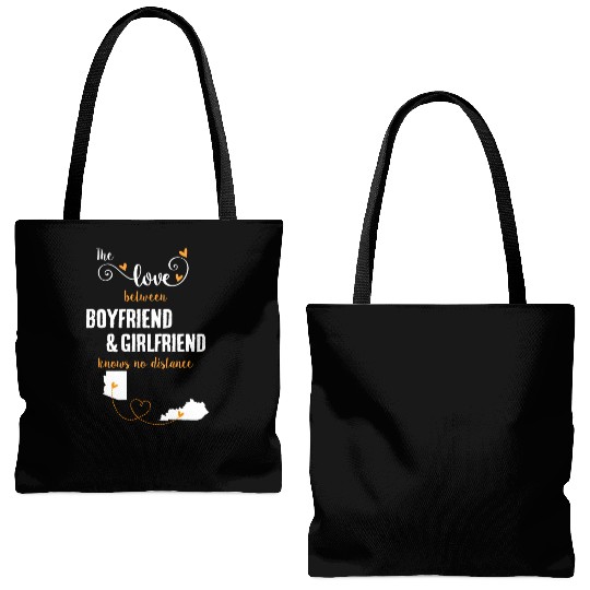 Love Between BF And GF Arizonna To Kentucky Gift Tote Bags (AOP)