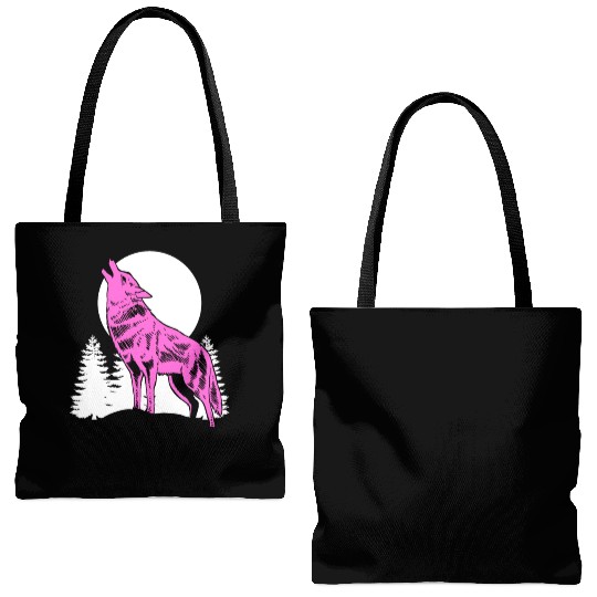 Mountain Wolf Furry Owner Gift Tote Bags (AOP)