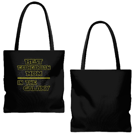 Best Esthetician Mom In The Galaxy Mother's Day Tote Bags (AOP)