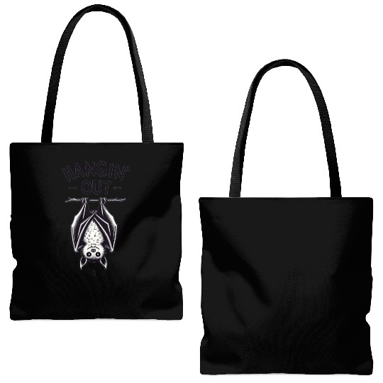 Hanging bat Tote Bags (AOP)