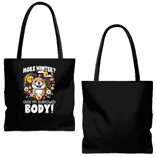 Groundhog Day 2024 Enthusiast February 2nd Tote Bags (AOP)