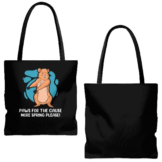 Groundhog Day 2024 Enthusiast February 2nd Tote Bags (AOP)