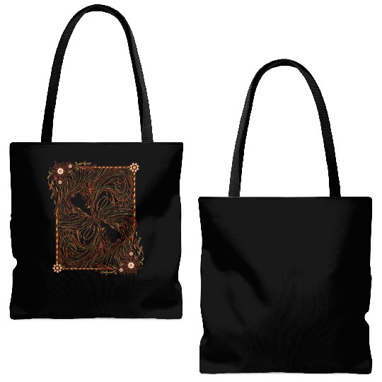 Gemini Steampunk Symmetry Tote Bags (AOP)