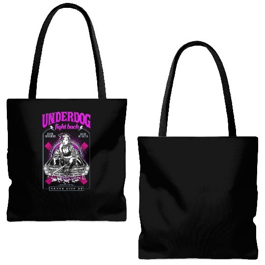 underdog fight back #1 Tote Bags (AOP)
